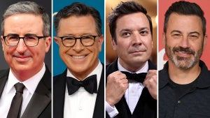 John Oliver, Stephen Colbert, Jimmy Fallon and Jimmy Kimmel