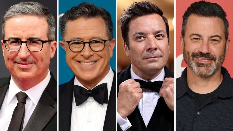 John Oliver, Stephen Colbert, Jimmy Fallon and Jimmy Kimmel