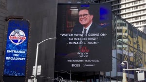 Billboard of "The Late Show"