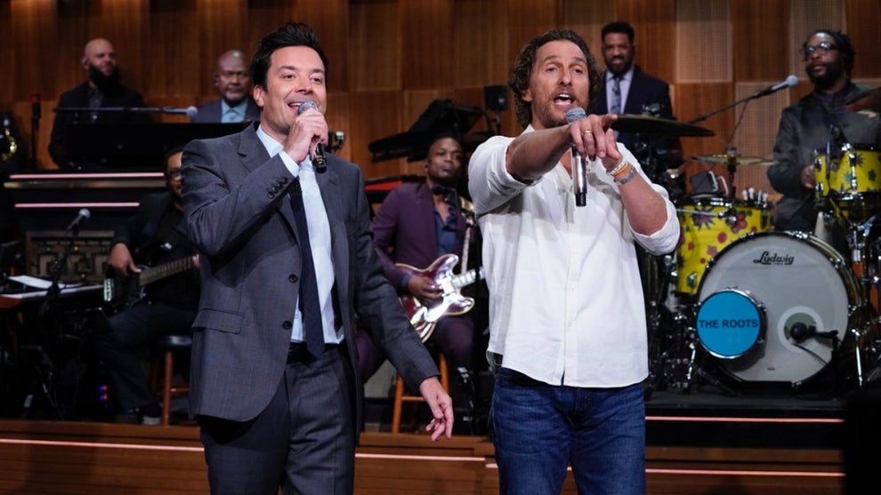 Jimmy Fallon and Matthew McConaughey