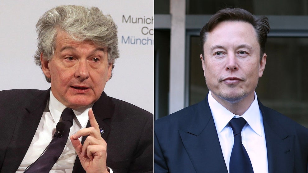 Thierry Breton, Elon Musk