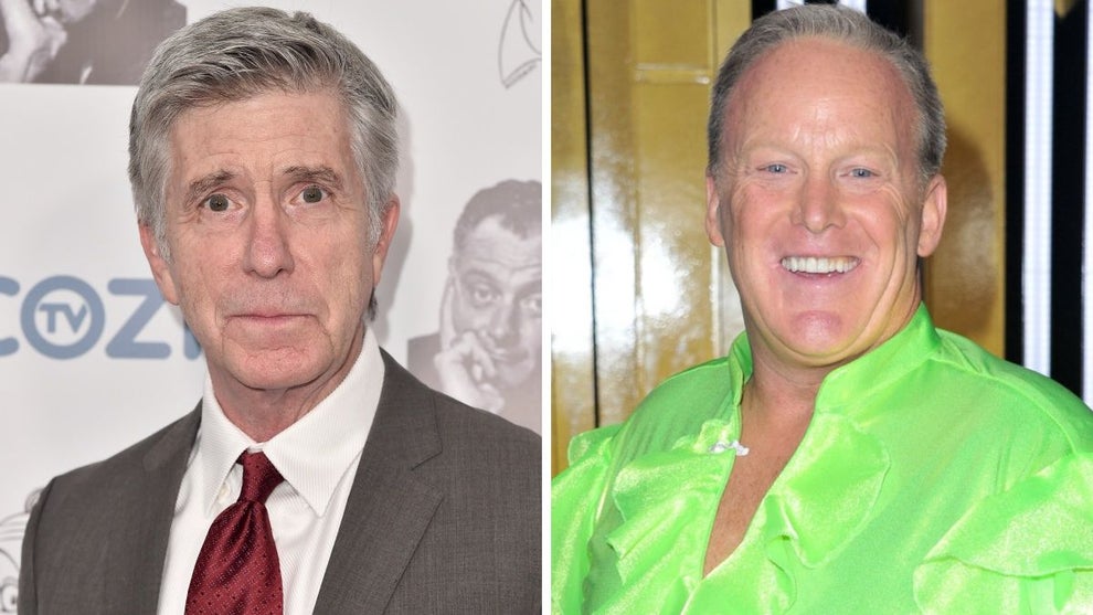 Tom Bergeron and Sean Spicer