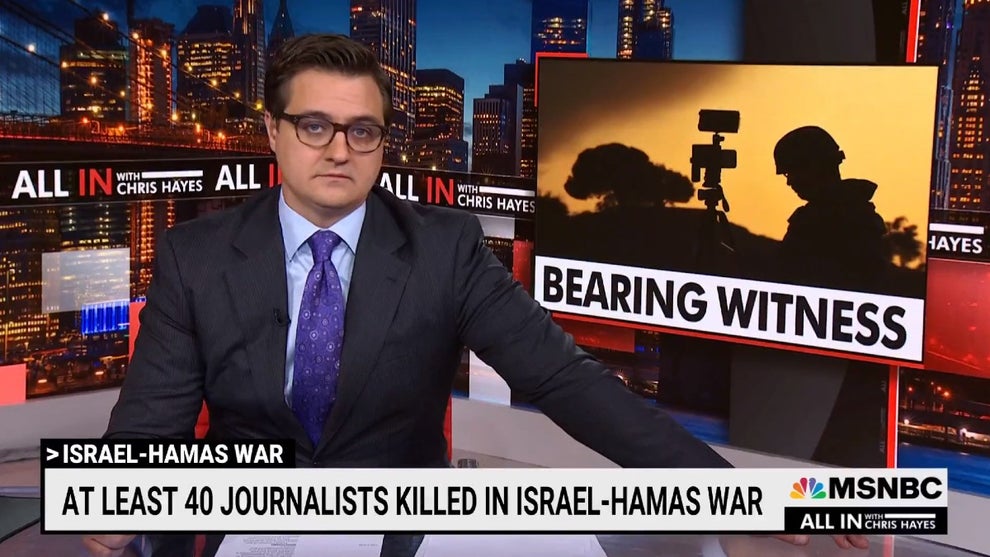 MSNBC's Chris Hayes honors journalists killed covering Israel-Hamas war