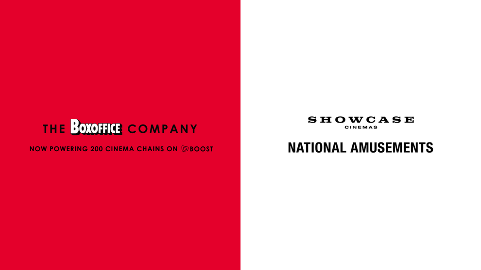 Boxoffice Company and National Amusement logos