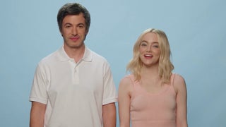 Nathan Fielder and Emma Stone Recreate Glen Powell and Sydney Sweeney’s Movie Promo, Then Powell Shoots Back | Video