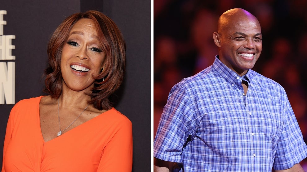 Gayle King and Charles Barkley