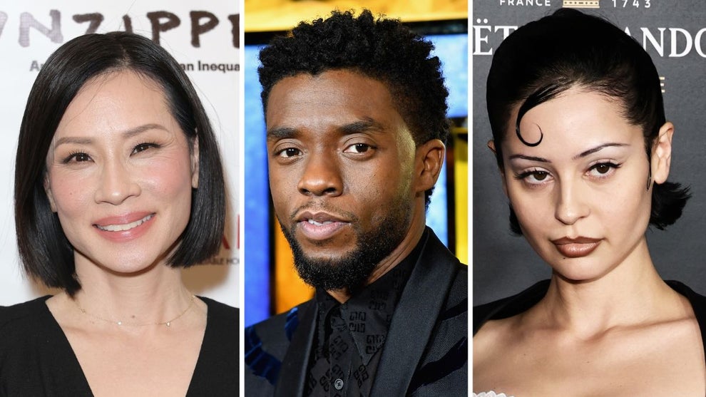 Lucy Liu, Chadwick Boseman and Alexa Demie (Getty Images)