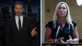 Jimmy Kimmel Slams Marjorie Taylor Greene for Asking to Be on His Show: ‘This Woman Called the Police on Me’ | Video