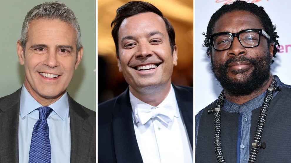 Andy Cohen, Jimmy Fallon and Questlove