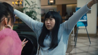 ‘Quiz Lady’ Writer and Director Break Down That Hilarious Scene Where Awkwafina Gets High Out of Her Mind