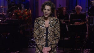 Timothée Chalamet hosting "SNL"
