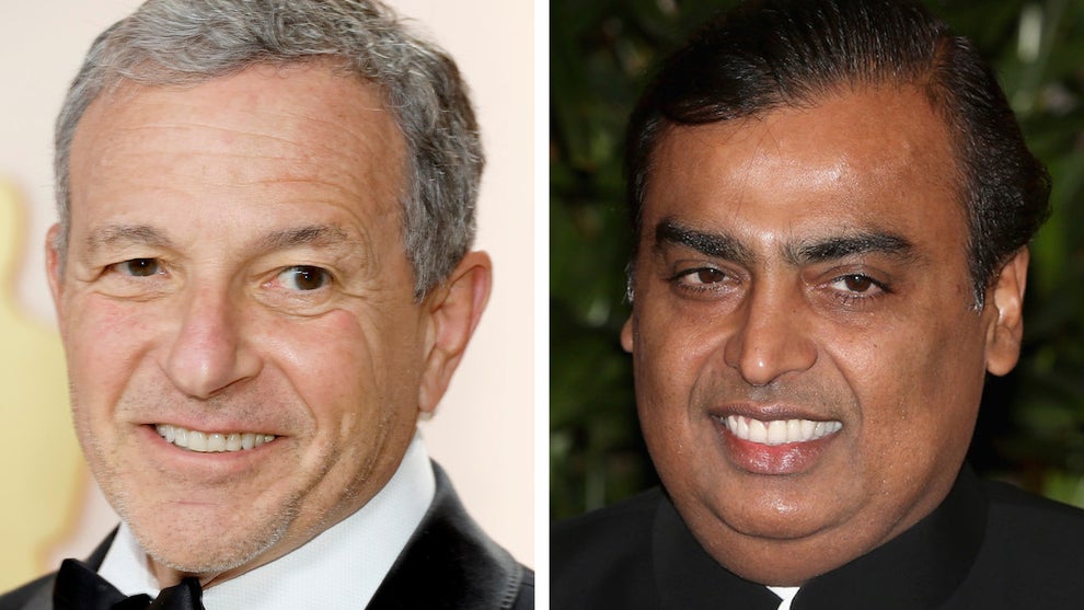 Bob Iger and Mukesh Ambani