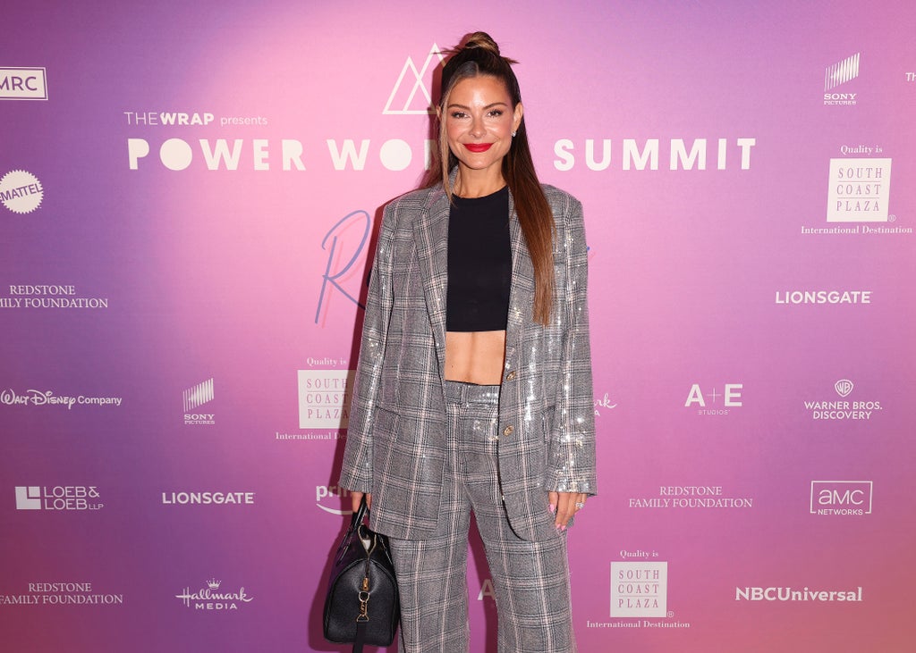 Maria Menounos at The Wrap's Power Women Summit, Maybourne Hotel, Beverly Hills, California on Dec 5, 2023.