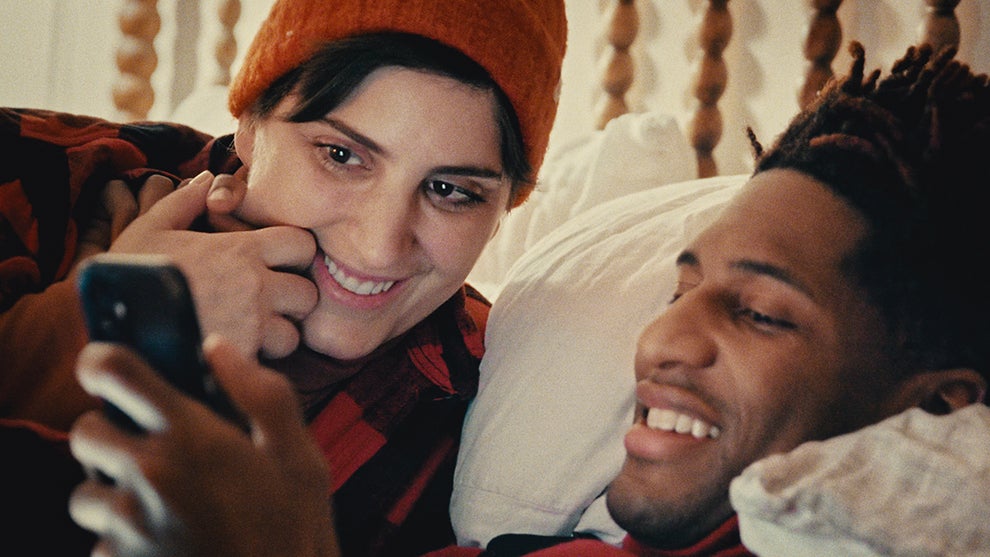 Suleika Jaouad and Jon Batiste in "American Symphony" (Netflix)