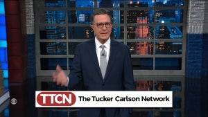 Colbert Roasts Tucker Carlson Streaming Service