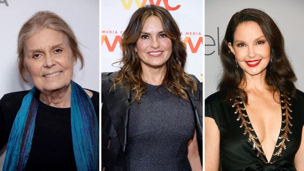 Gloria Steinem, Mariska Hargitay, Ashley Judd