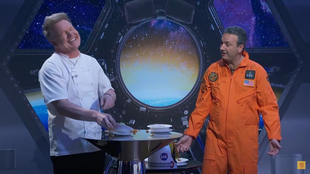 Gordon Ramsay Astronaut Food Fight