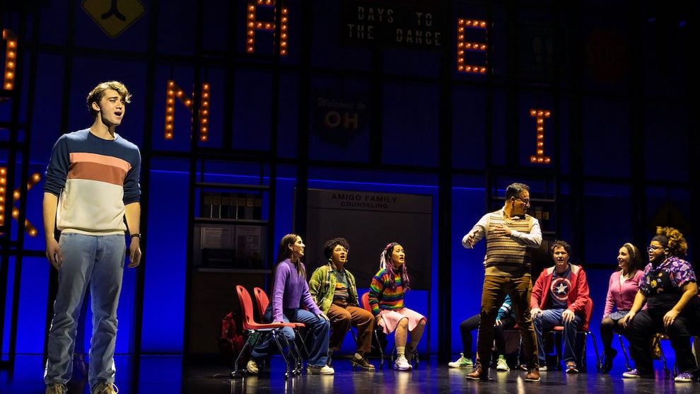 Liam Pearce and cast of "How to Dance in Ohio" (Credit: Curtis Brown)