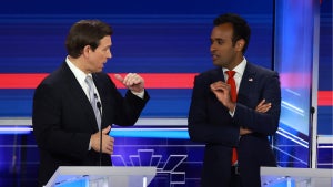 Ron DeSantis and Vivek Ramaswamy