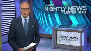 Lester Holt "NBC Nightly News" (Credit: NBC)