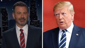 Jimmy Kimmel and Donald Trump