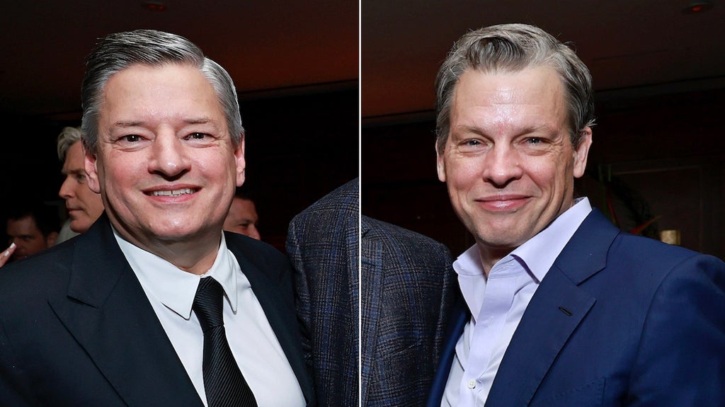 Netflix co-CEOs Ted Sarandos, Greg Peters