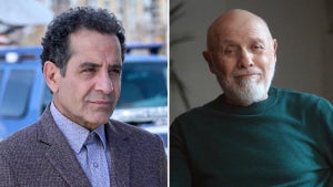Tony Shalhoub and Hector Elizondo in "Mr. Monk's Last Case"