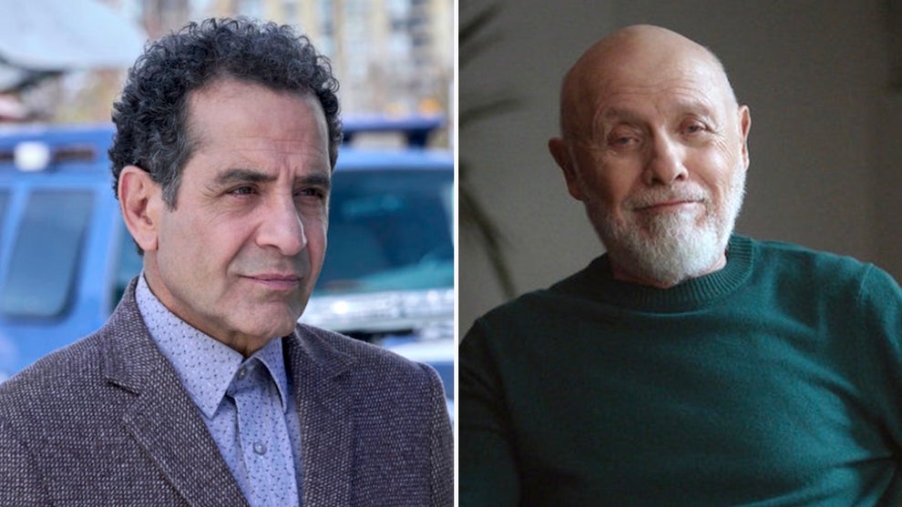 Tony Shalhoub and Hector Elizondo in "Mr. Monk's Last Case"