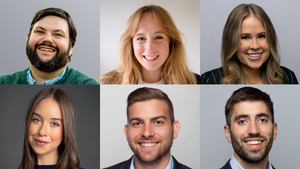 CAA Jeff Lynds, Jenna Powell, Kaitlin Gascoyne, Olivia Brooks, Ross Lee, Sebastian Brogan.