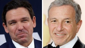 Ron DeSantis and Bob Iger