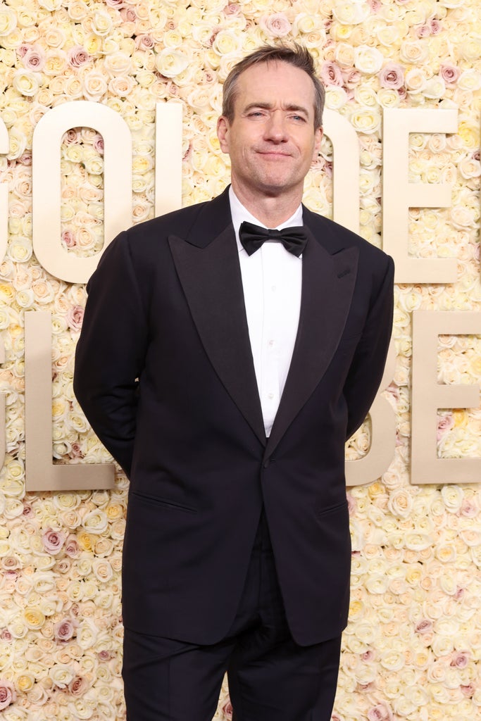 Matthew Macfadyen attends the 81st Annual Golden Globe Awards at The Beverly Hilton on January 07, 2024 in Beverly Hills, California.