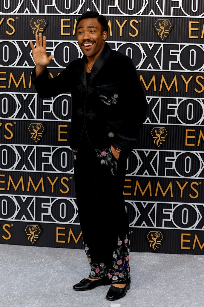 Donald Glover attends the 75th Primetime Emmy Awards at Peacock Theater on January 15, 2024 in Los Angeles, California.