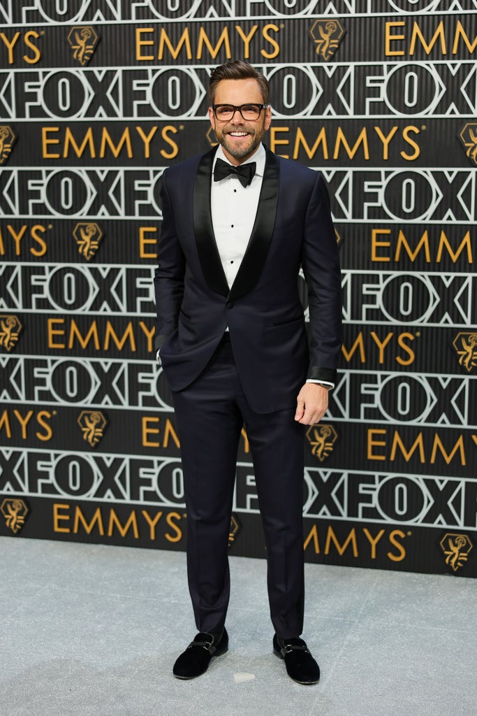 Joel McHale attends the 75th Primetime Emmy Awards at Peacock Theater on January 15, 2024 in Los Angeles, California.