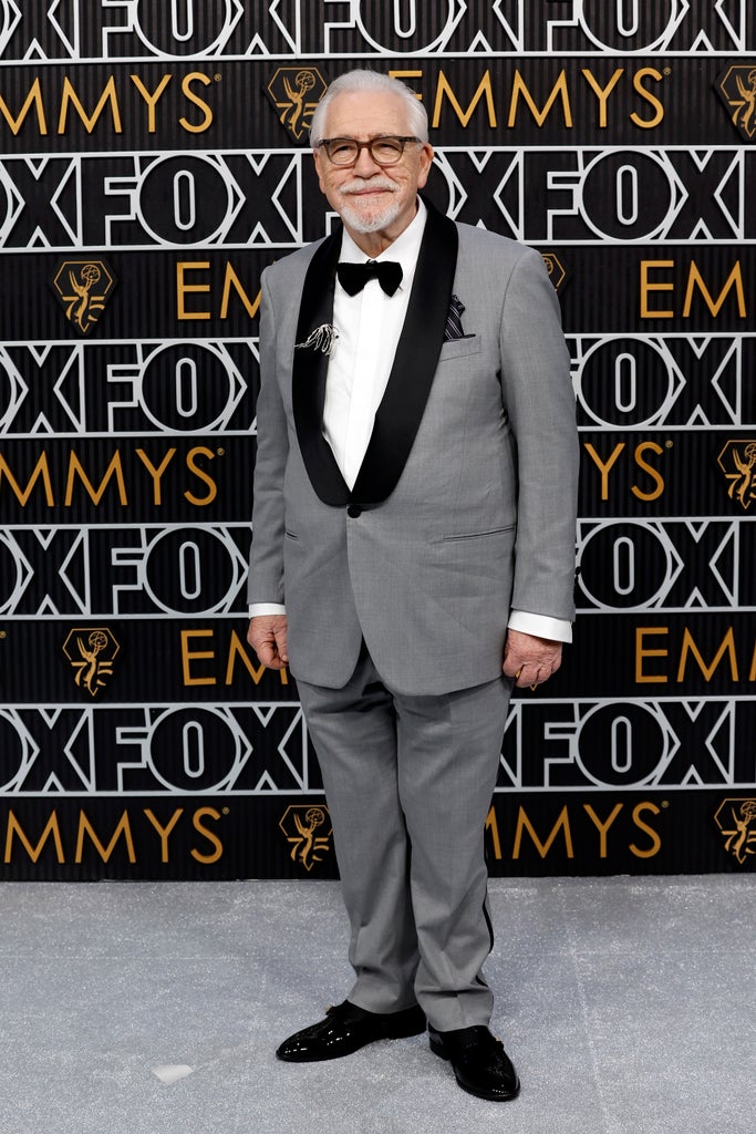 Brian Cox attends the 75th Primetime Emmy Awards at Peacock Theater on January 15, 2024 in Los Angeles, California.