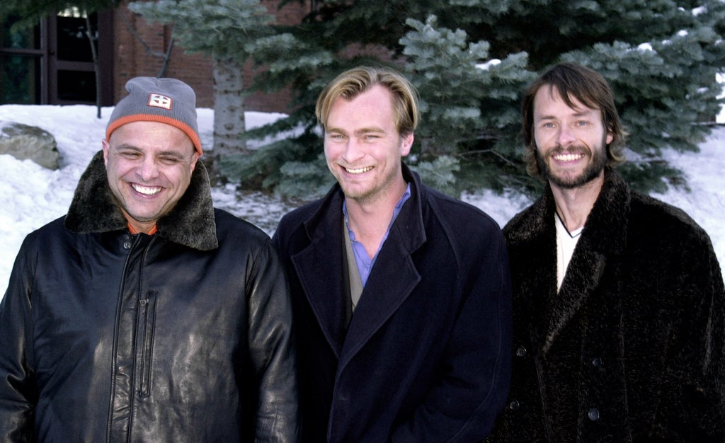 Joe Pantoliano, Christopher Nolan, & Guy Pearce at Sundance 2001 - Memento - Portraits