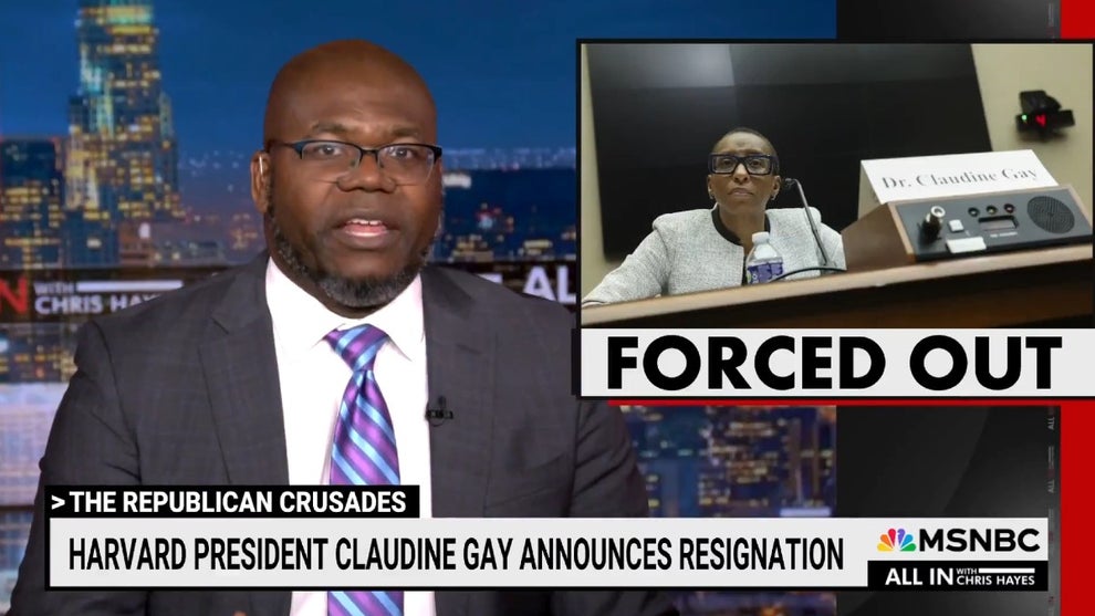 MSNBC Claudine Gay Jason Johnson Harvard