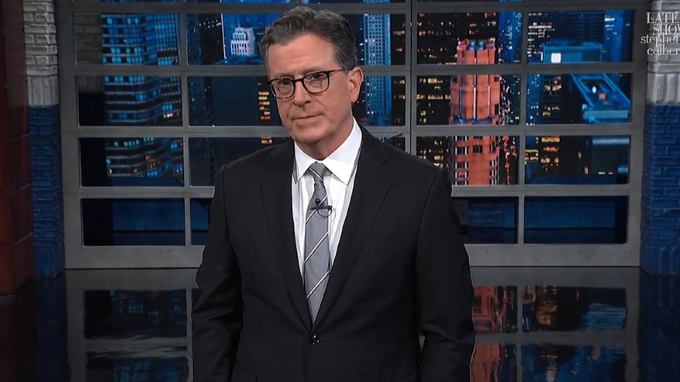 Stephen Colbert The Late Show Chris Christie CBS video