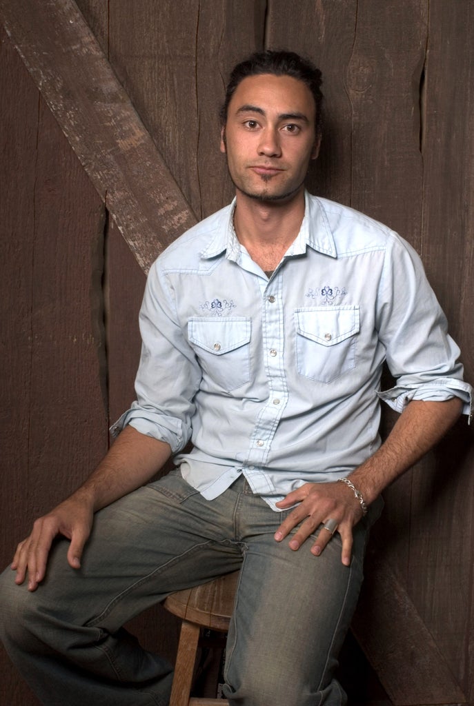 Taika Waititi during 2004 Sundance Film Festival - "Two Cars One Night" Portraits at HP Portrait Studio in Park City, Utah, United States.
