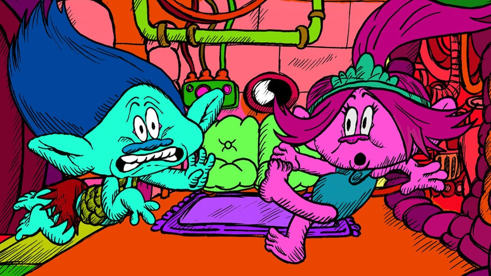 Trolls Band Together 2D animation
