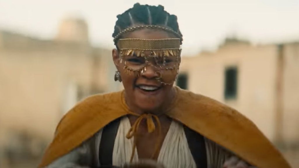 Teyana Taylor as Mary Magdalene in "The Book of Clarence" (Sony)