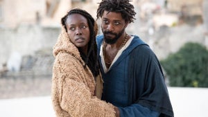 Anna Diop and LaKeith Stanfield in "The Book of Clarence" (Sony)