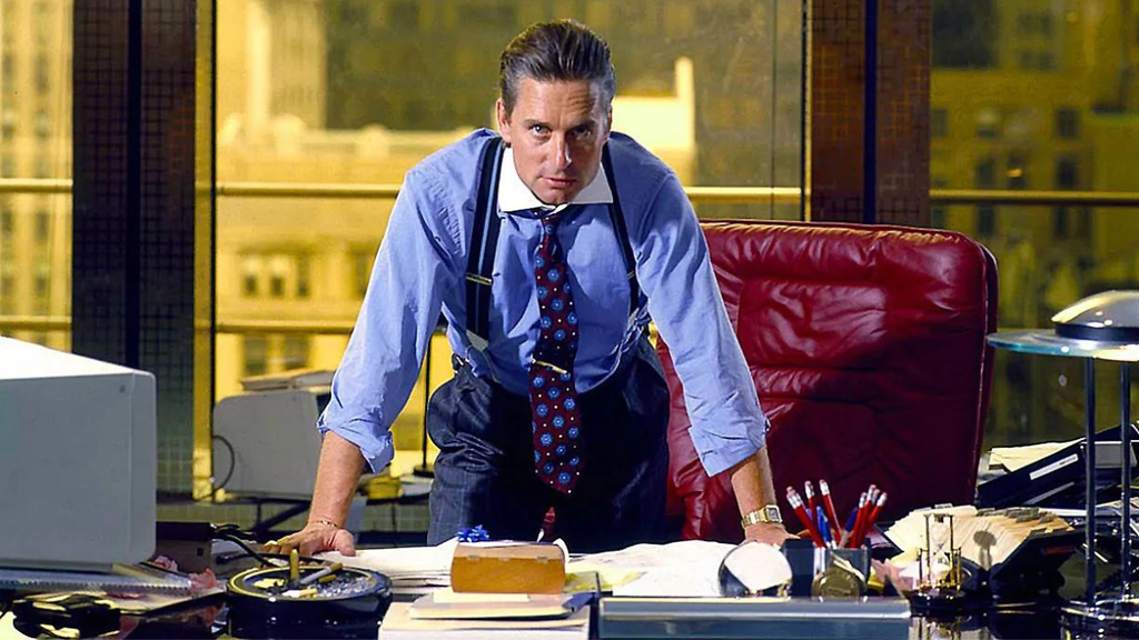 Michael Douglas in "Wall Street" (20th Century Fox)