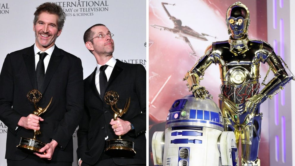 David Benioff and D.B. Weiss and C-3PO and R2D2