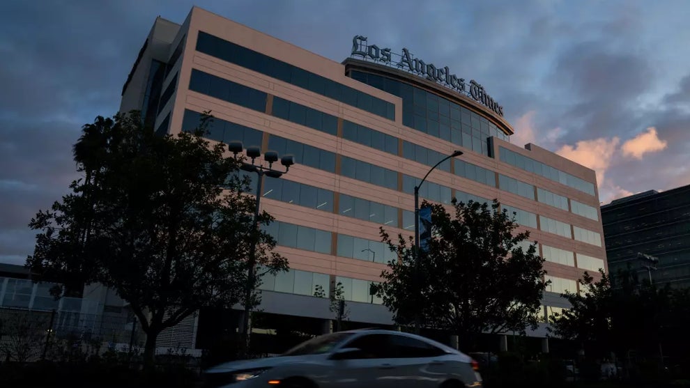The Los Angeles Times building