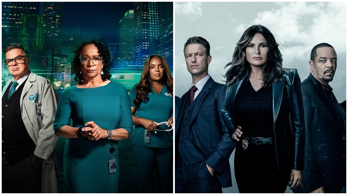 The casts of "Chicago Med" and "Law & Order: SVU"