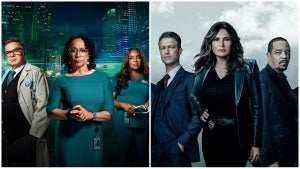 The casts of "Chicago Med" and "Law & Order: SVU"