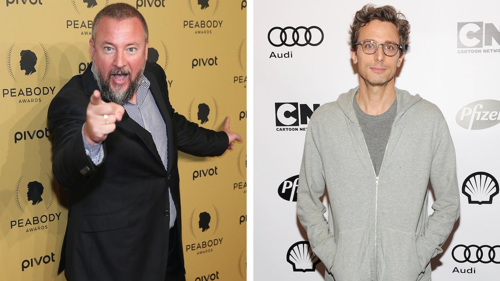 Vice founder and former CEO Shane Smith and Jonah Peretti, founder and CEO of BuzzFeed