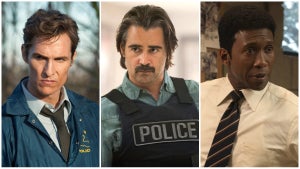 Matthew McConaughey, Colin Farrell and Mahershala Ali in True Detective