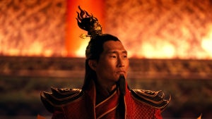 Fire Lord Ozai (Daniel Dae Kim) in the live-action series "Avatar: The Last Airbender" on Netflix