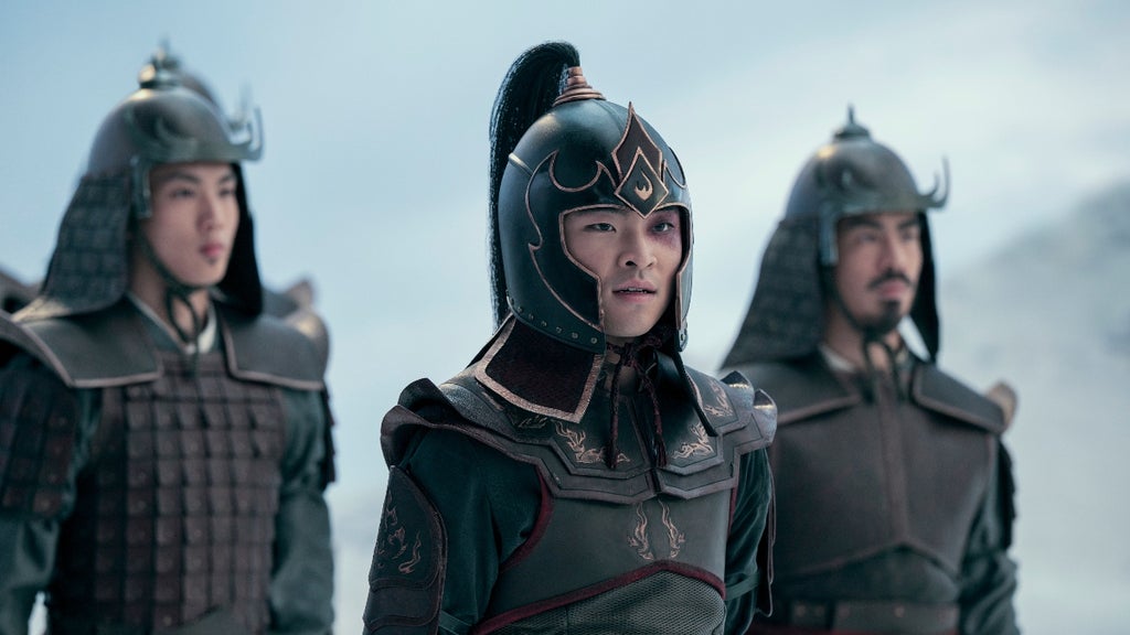 Dallas Liu's Prince Zuko shows up to the South Pole to seek the Avatar from Wolf Cove